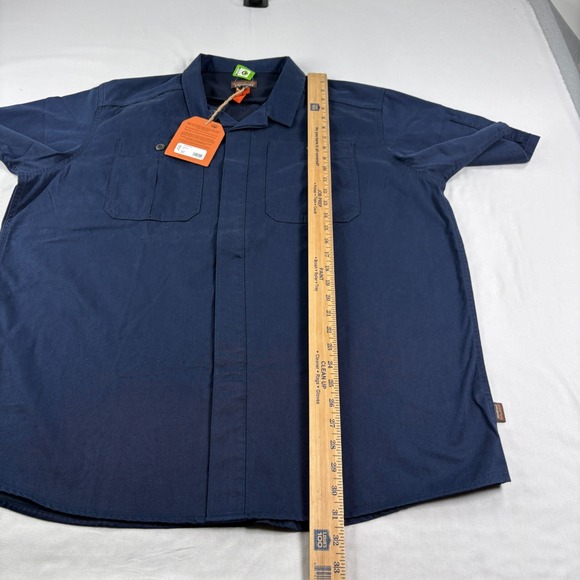 Patagonia Shop Shirt Mens XL Blue Button Up Casual Utility Camp Outdoor NEW - Picture 7 of 11